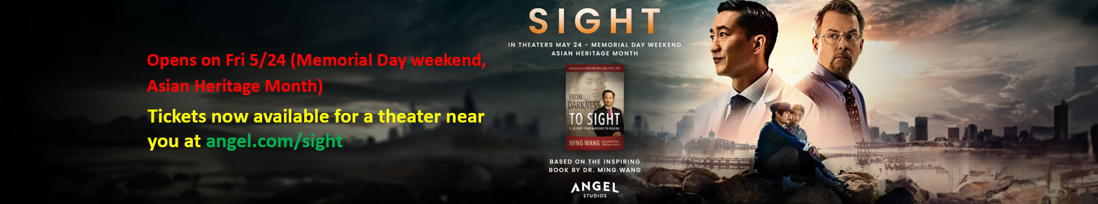 Angel Studios Movie Sight in Theaters now