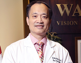 Dr. Ming Wang sharing his life story, laser surgery innovations, and his mission to inspire through the film Sight.